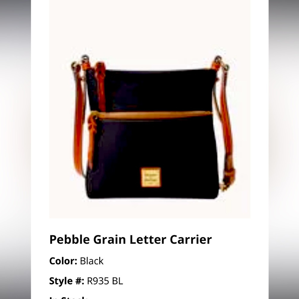 NWT Dooney & Bourke Letter carrier crossbody